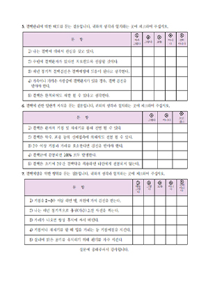 작업환경 체크리스트